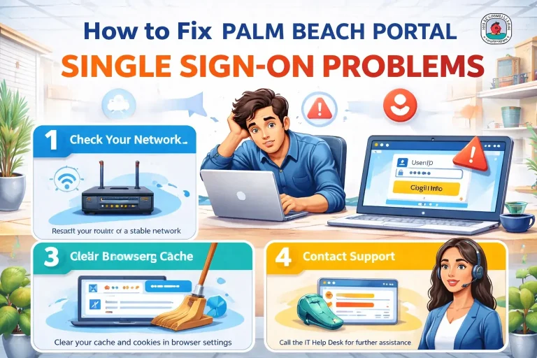 How to Fix Palm Beach Portal Single Sign-On Problems