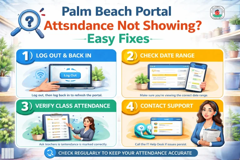 Palm Beach Portal Attendance Not Showing