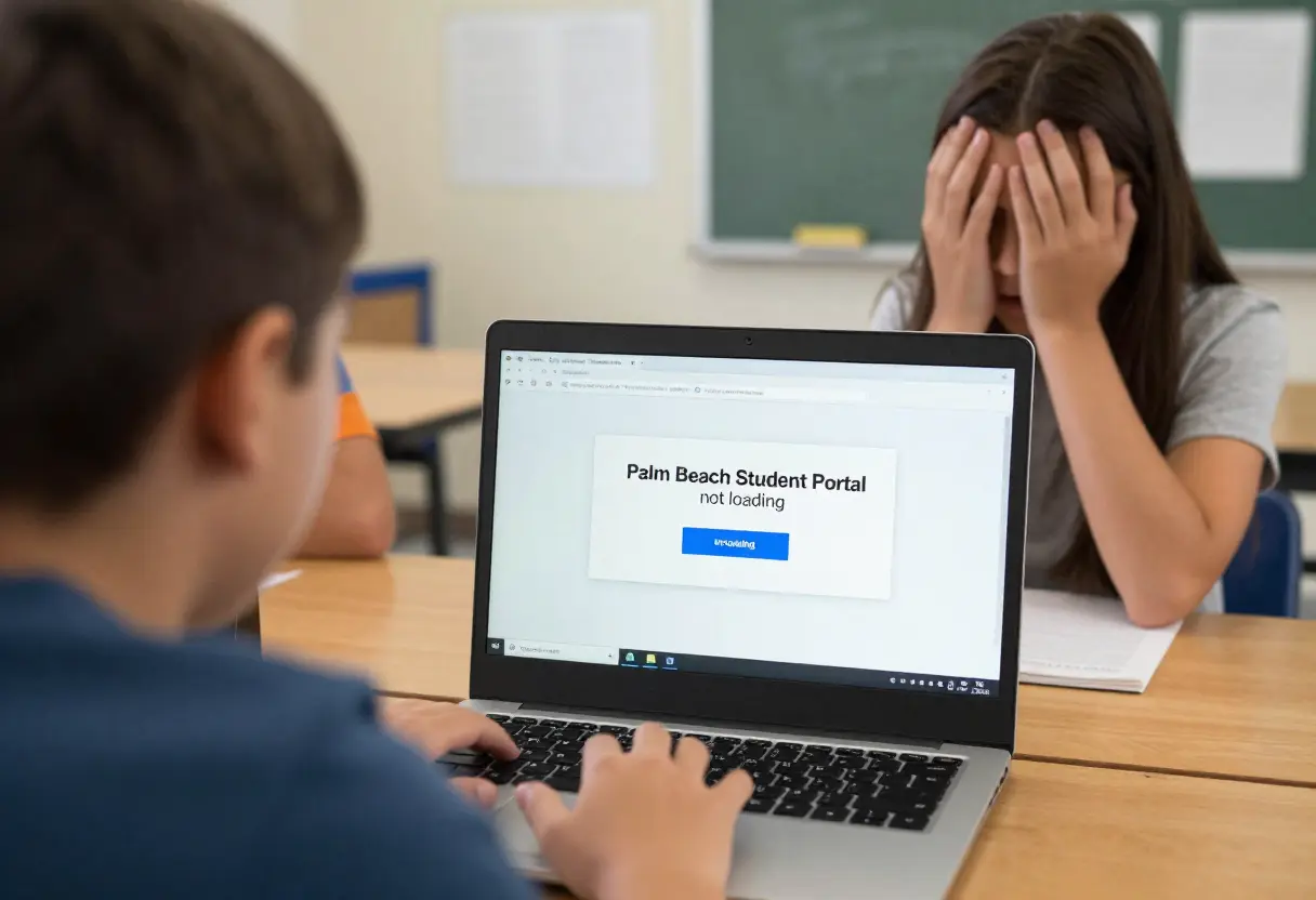 Palm Beach Student Portal Not Opening on School Laptop